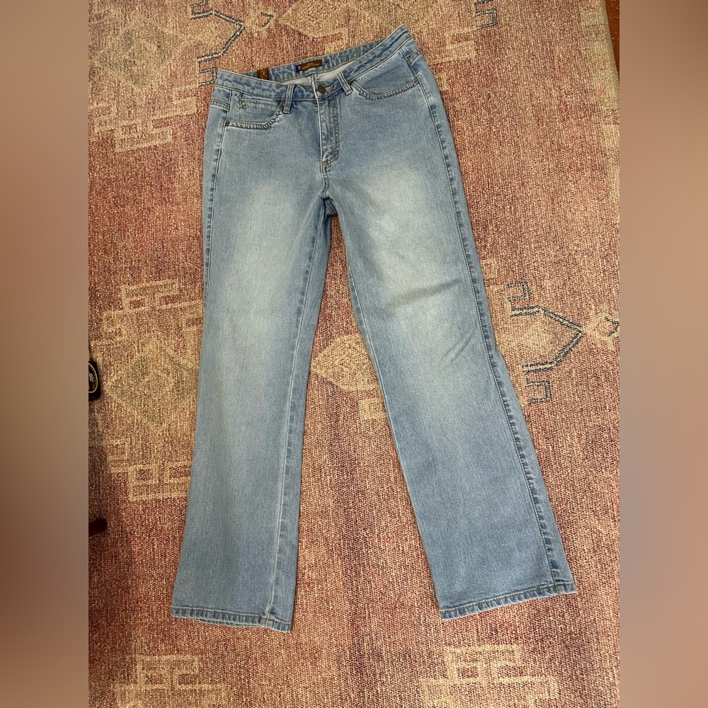 Aura Light Blue Bootcut Jeans